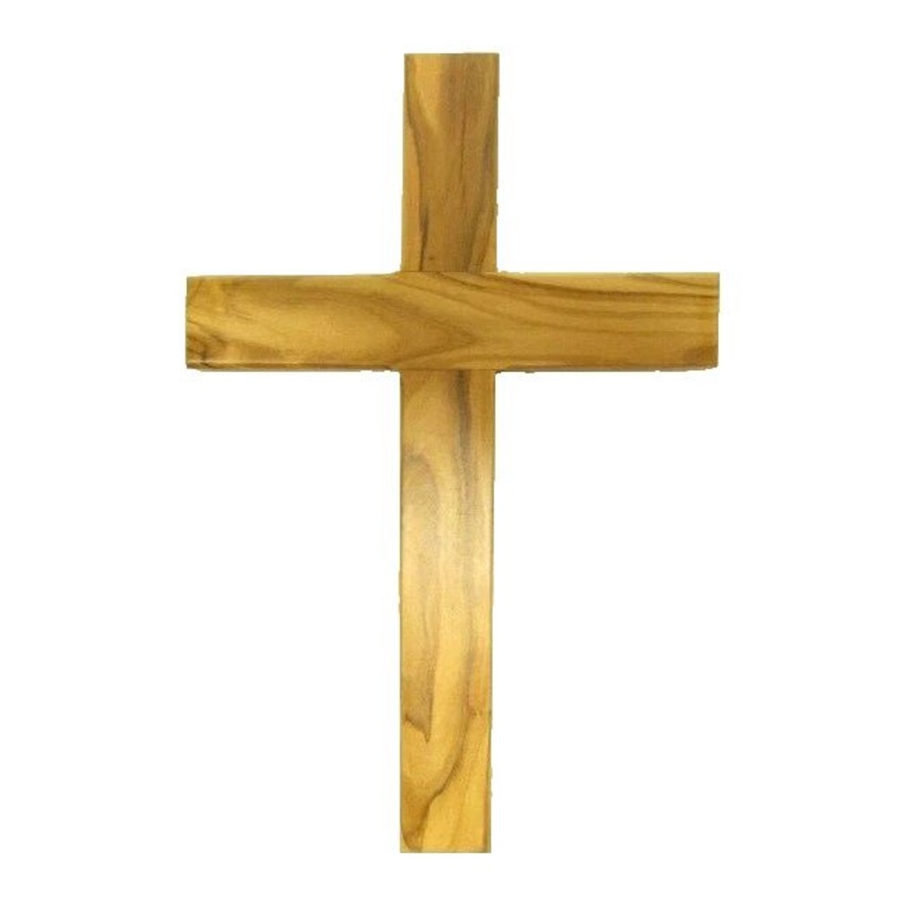 Cross - 10" Hard Wood Wall hanging Cross - Hand Made Indoor/Outdoor